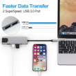 Usb C Hub, 5-en-1 Usb C a Hdmi adaptador con Puerto Ethernet